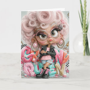 Grimmig Sassy Queen Punk Kaart