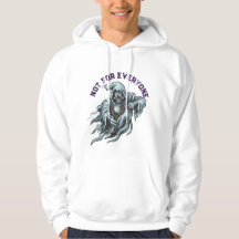 Grimmige Grim Reaper Katapult Voorprint Witte Hood