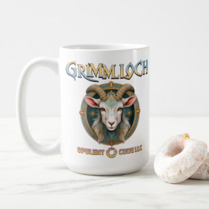 Grimmloch Geit Embleem Fantasy RPG Koffiemok