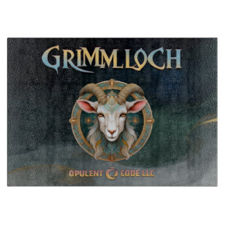 Grimmloch Geit Embleem Fantasy RPG Snijplank