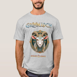 Grimmloch Geit Embleem Fantasy RPG T-shirt