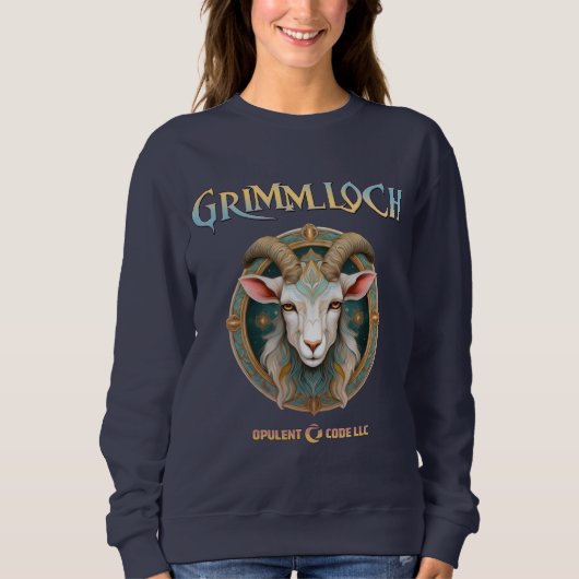 Grimmloch Geit Embleem Fantasy RPG Trui (Voorkant)