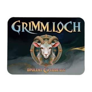 Grimmloch Geitembleem Fantasy RPG Magneet