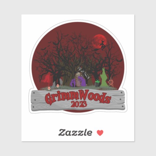 GrimmWoods Sticker 2023 (Terug) (Vel)