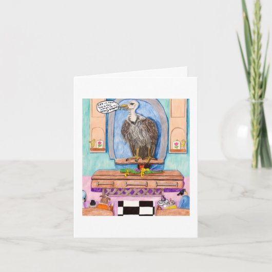 Grimshaw, de begrafenisondernemer bedankkaart (Voorkant)