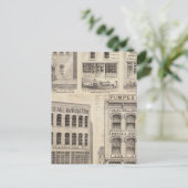 Grimshaw en Town, Minnesota Briefkaart (Staand voorkant)