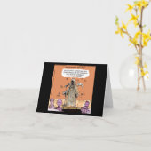 Grimshot Reaper Grim Reaper Stand-up Komiek Grappi Kaart (Gele Bloem)