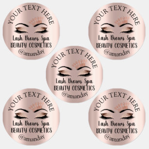 Grimster Lash Brows Crown Eyes Labels