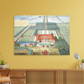 Grimsthorp in het graafschap Lincoln gegraveerd do Canvas Afdruk (Insitu (Woonkamer))