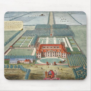 Grimsthorp in het graafschap Lincoln gegraveerd do Muismat