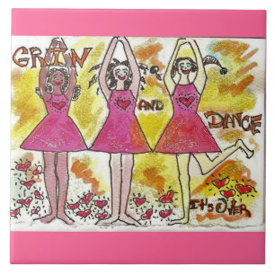 Grin en Dance, het is voorbij Tegeltje