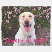 Grin Fleece Deken (Voorkant (Horizontaal))