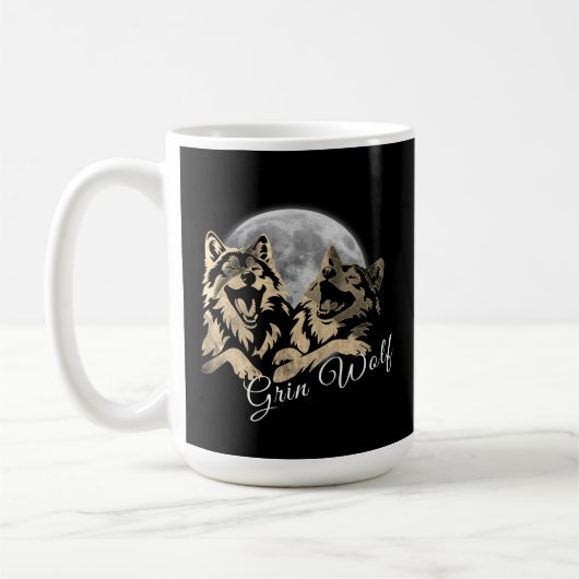 Grin Wolf Mug (Gauche)