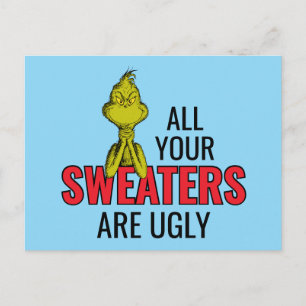 Grinch   Al je truien zijn lelijk Feestdagenkaart