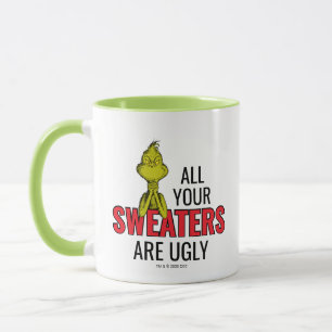 Grinch Al je truien zijn lelijk Mok