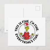 Grinch | Alles is goed Feestdagenkaart (Voorkant / Achterkant)