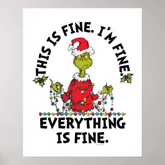 Grinch | Alles is goed Poster (Voorkant)