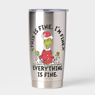 Grinch Alles is prima Geïsoleerde Drinkbeker