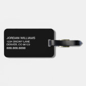 Grinch Als ik mijn hond niet kan brengen kom ik ni Bagagelabel (Achterkant horizontaal)