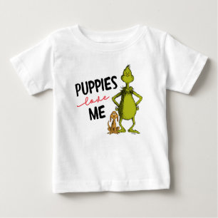 Grinch and Max   Puppies Love Me T-Shirt