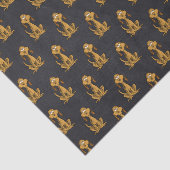 Grinch Chalkboard Verjaardag Tissuepapier (Detail)