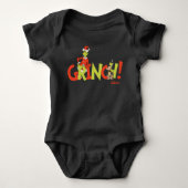 Grinch! Character Logo Graphic Romper (Voorkant)