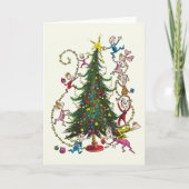 Grinch Christmas Tree Feestdagen Kaart (Voorkant)