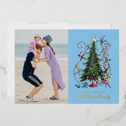 Grinch Classique | Photo de vacances d'arbre de No (Enveloppe)