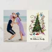 Grinch Classique | Photo de vacances de Noël d'arb (Recto)