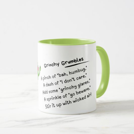 Grinch Coffee Mok (Voorkant rechts)