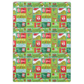 Grinch Days of Grinchmas Pattern Klembord (Achterkant)