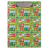 Grinch Days of Grinchmas Pattern Klembord (Voorkant)