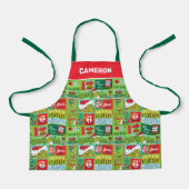 Grinch Days of Grinchmas Pattern Schort (Voorkant)