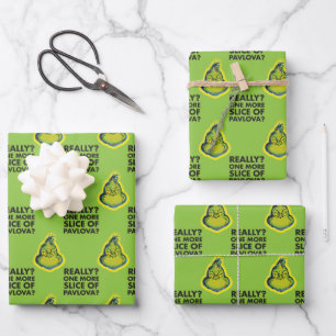 Grinch Echt? Nog één plak pavlova? Qu Inpakpapier Vel