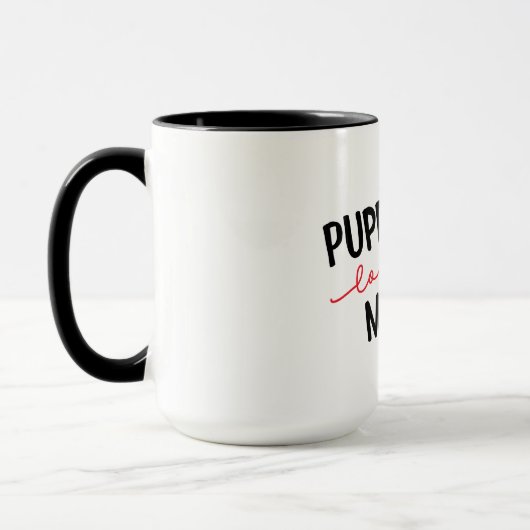Grinch en Max | Puppies houden van me Mok (Links)