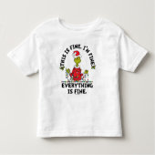 Grinch | Everything is Fine Kinder Shirts (Voorkant)