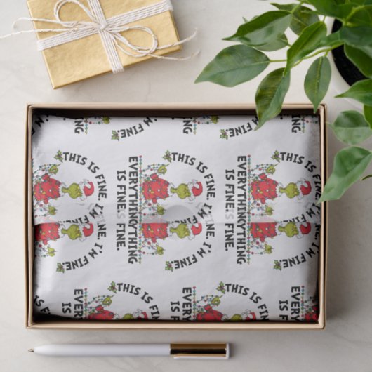 Grinch | Everything is Fine Tissuepapier (Geschenk)