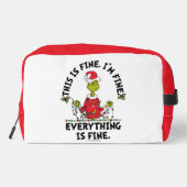 Grinch | Everything is Fine Toilettasje (Achterkant)
