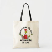 Grinch | Everything is Fine Tote Bag (Voorkant)