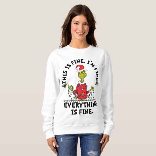 Grinch | Everything is Fine Trui (Voorkant volledig)