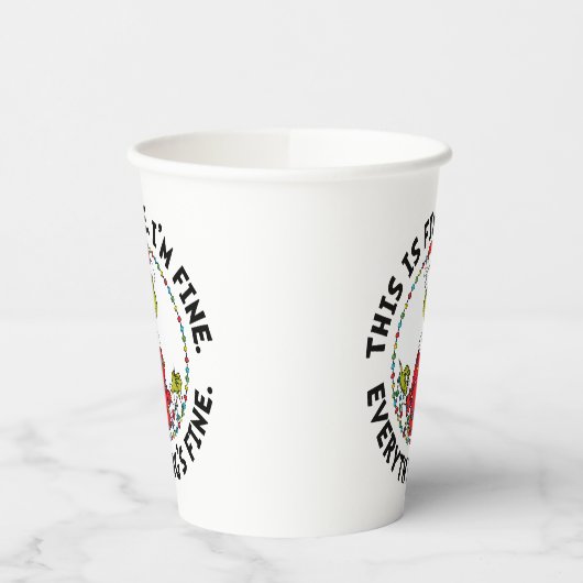 Grinch | Everything's Fine Papieren Bekers (Links)