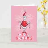 Grinch | Fijne Grinchmis Kaart (Gele Bloem)