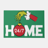 Grinch | Gepersonaliseerd 24/7 Deurmat (Voorkant)