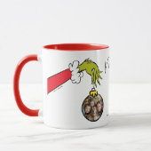 Grinch | Gepersonaliseerde kerstbal Mok (Links)