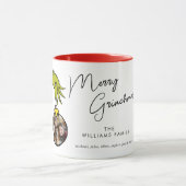 Grinch | Gepersonaliseerde kerstbal Mok (Midden)