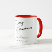 Grinch | Gepersonaliseerde kerstbal Mok (Voorkant rechts)