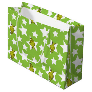 Grinch gluurde sterpatroon groot cadeauzakje