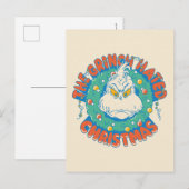 Grinch haatte Kerstmis Briefkaart (Voorkant / Achterkant)