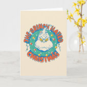 Grinch Haatte Kerstmis Kaart (Gele Bloem)