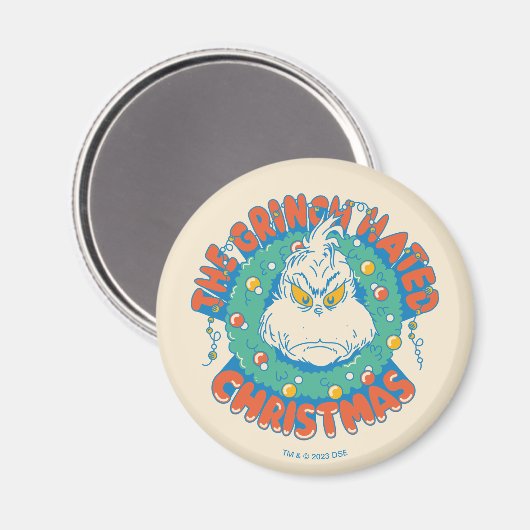 Grinch haatte Kerstmis Magneet (Voorkant / Achterkant)